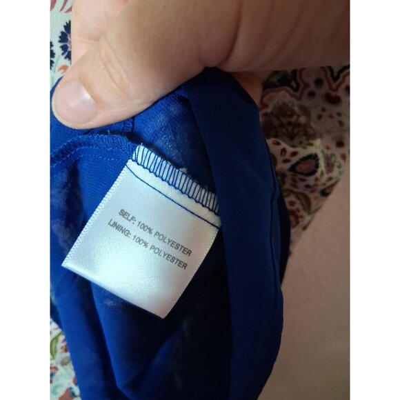 Rose + Olive Blouse Business Casual Boho Paisley Office Granny Y2K Size Medium - Picture 5 of 5